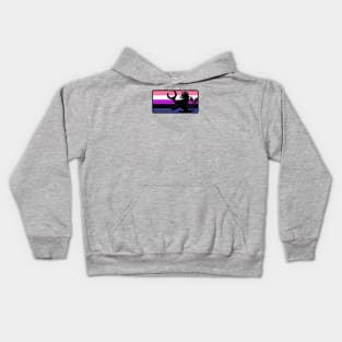 An Tir Pride - Genderfluid - Oblong Kids Hoodie